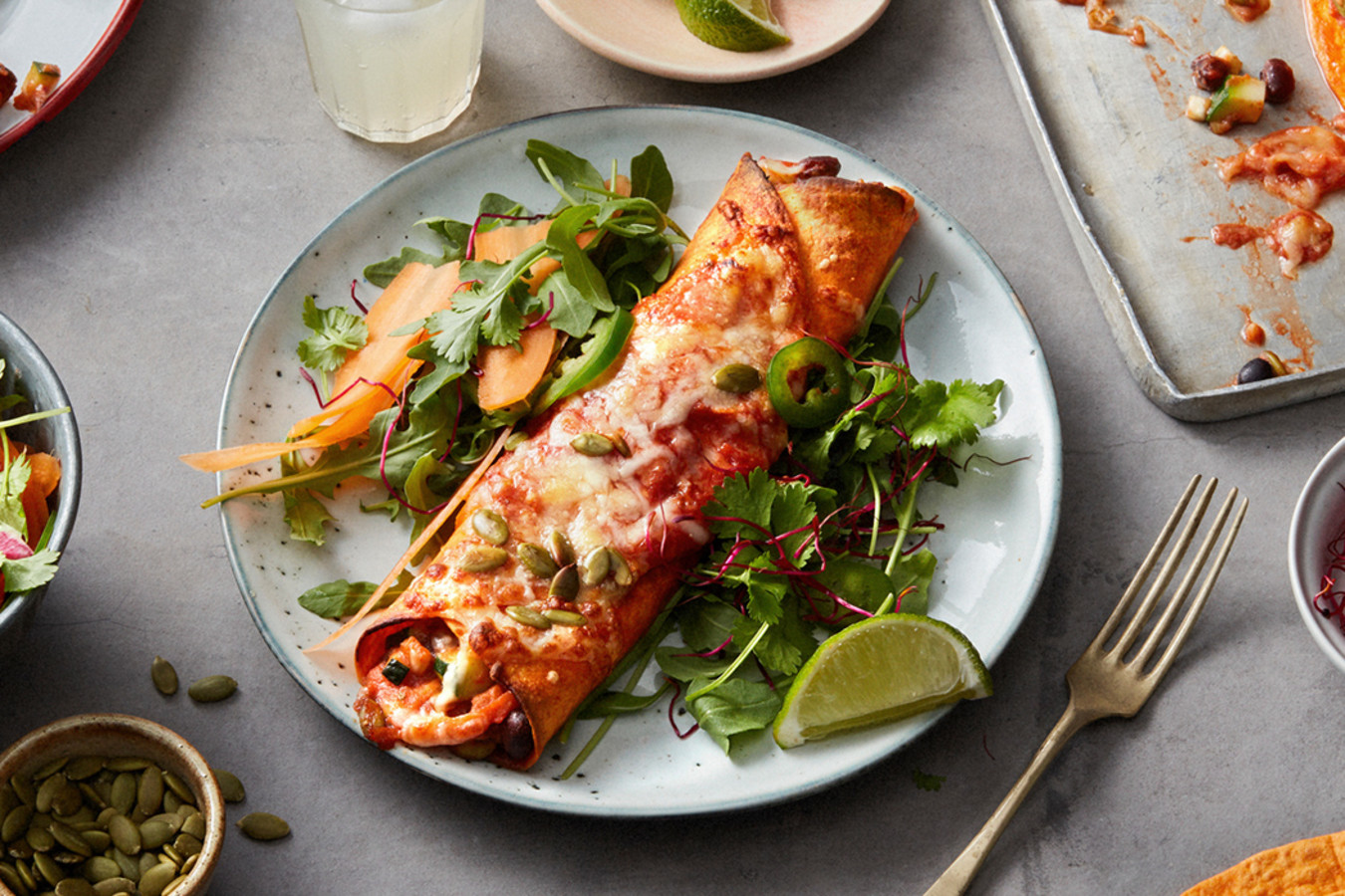 Mushroom Enchilada 3x2