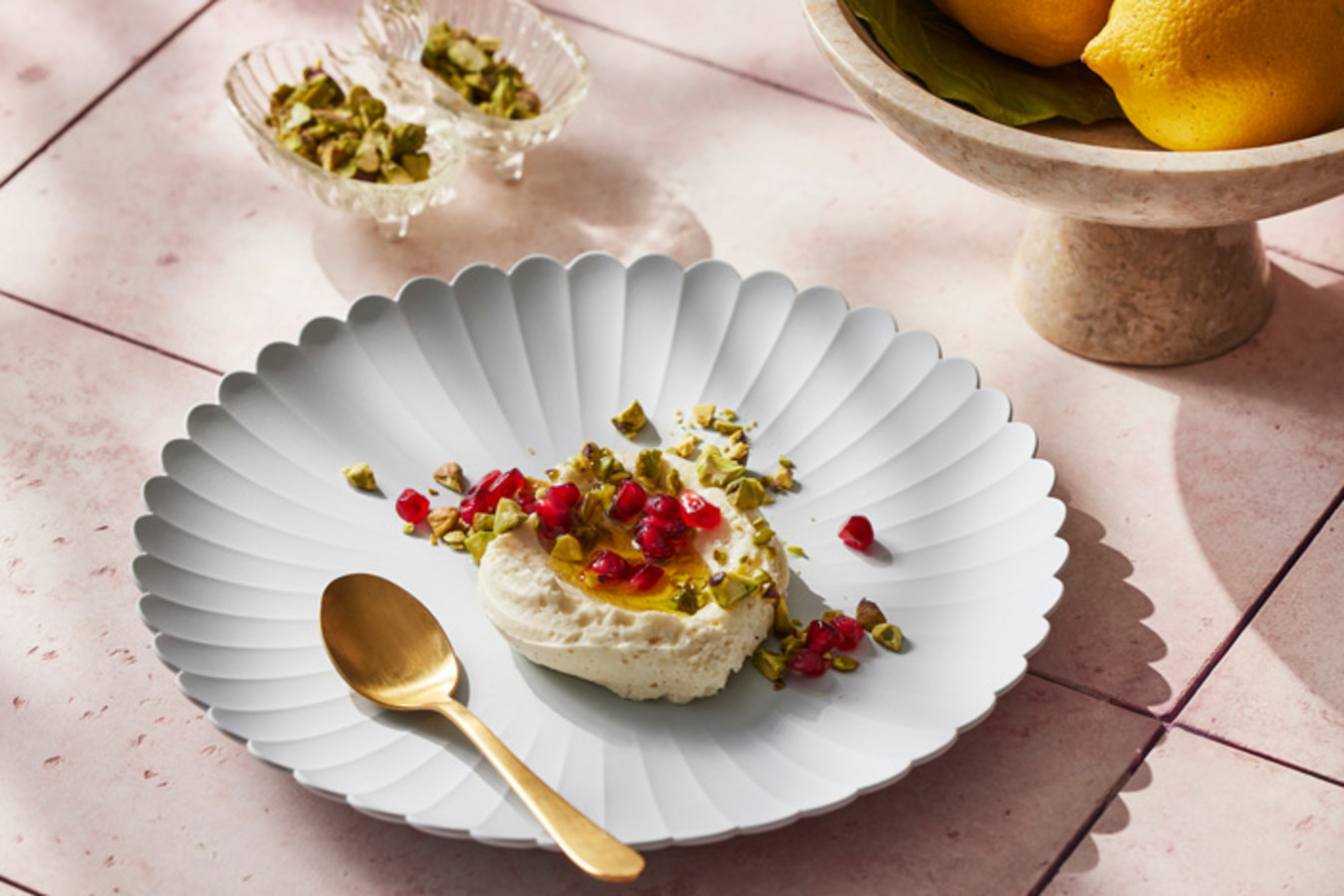 Whipped Panna Cotta Landscape