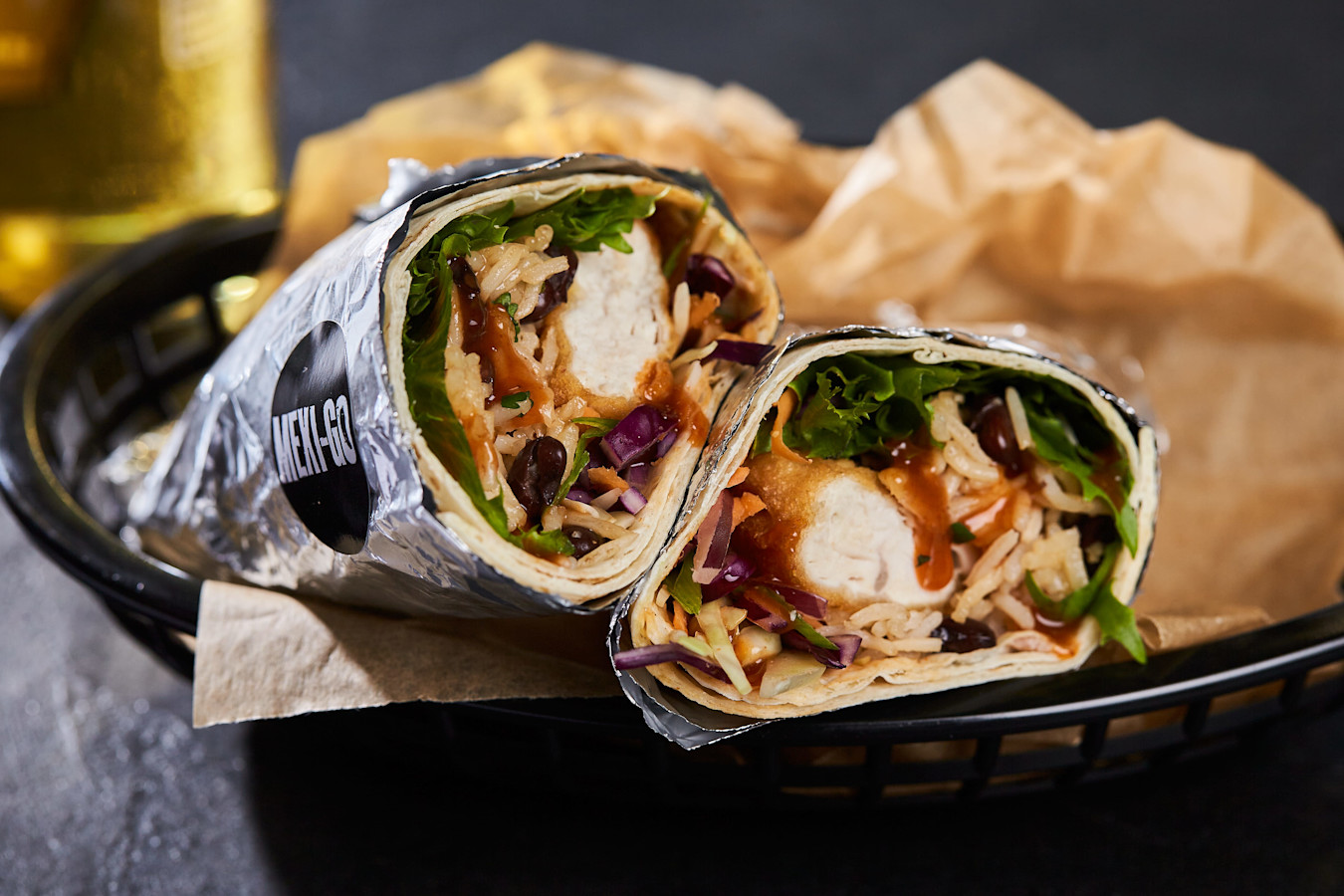 Korean BBQ Burrito Wrap