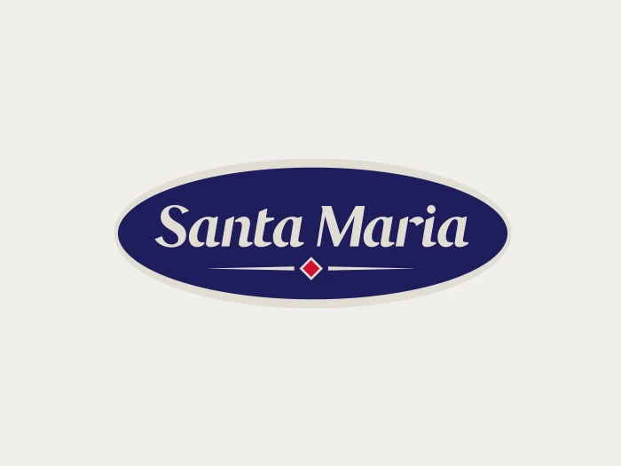 Santa Maria logo on grey background