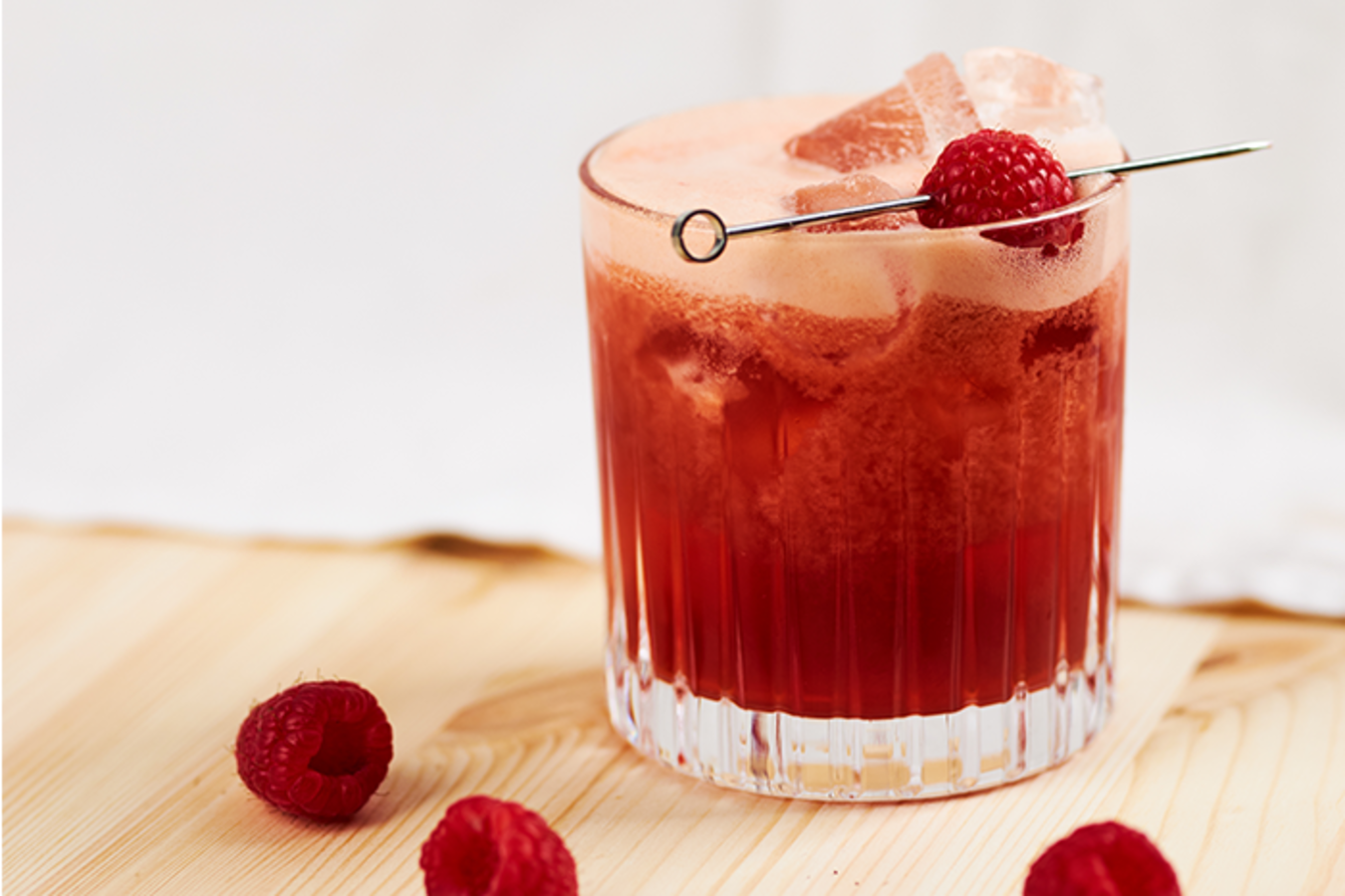 Raspberry coffee cocktail
