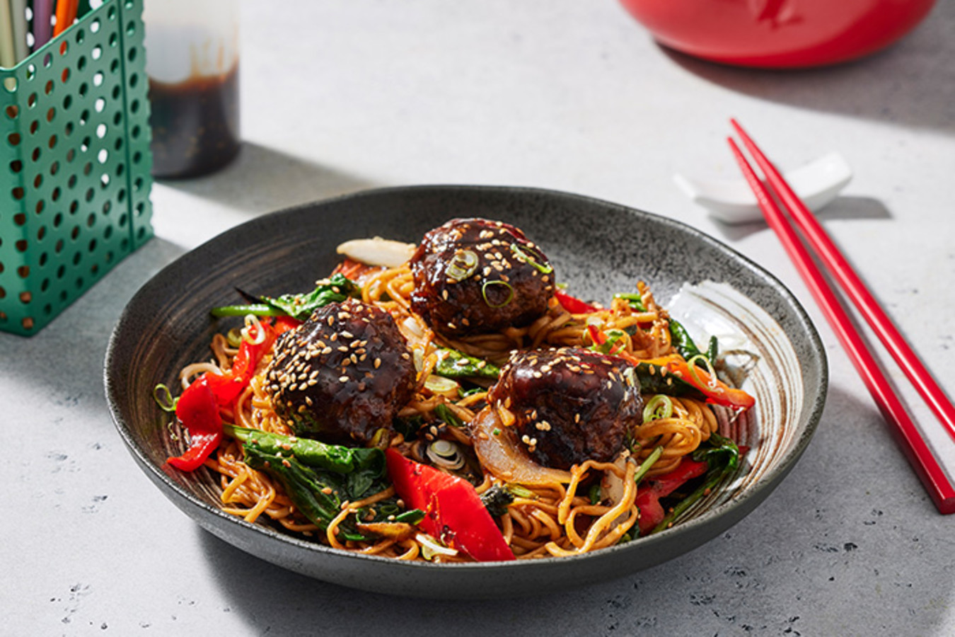 Bulgogi Meatballs landscape