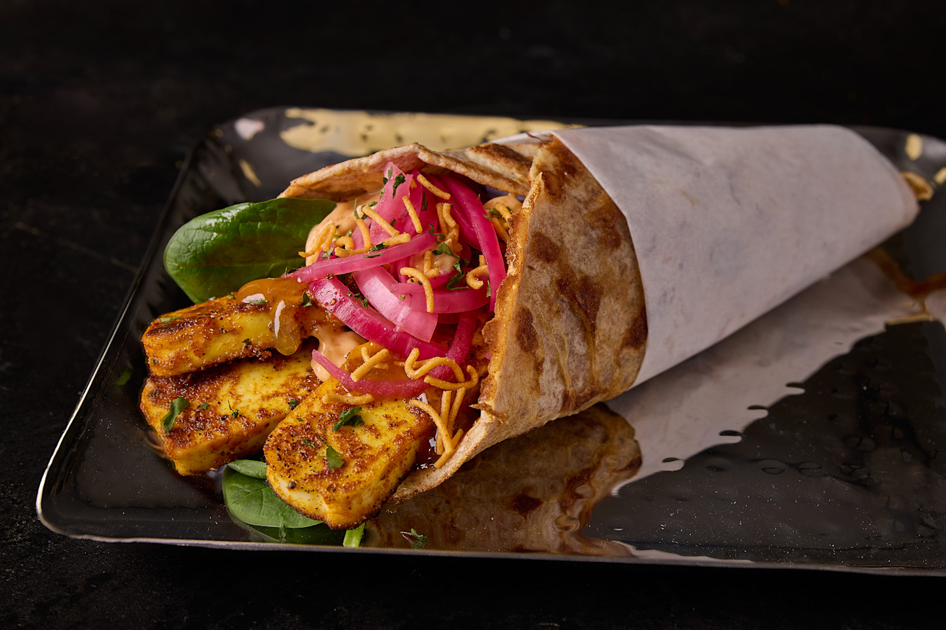 Paneer Cha-Kati Roll