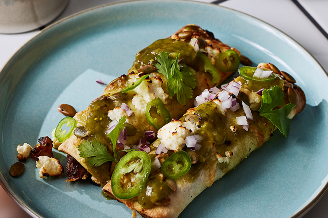 Crispy enchiladas salsa verde 4-3