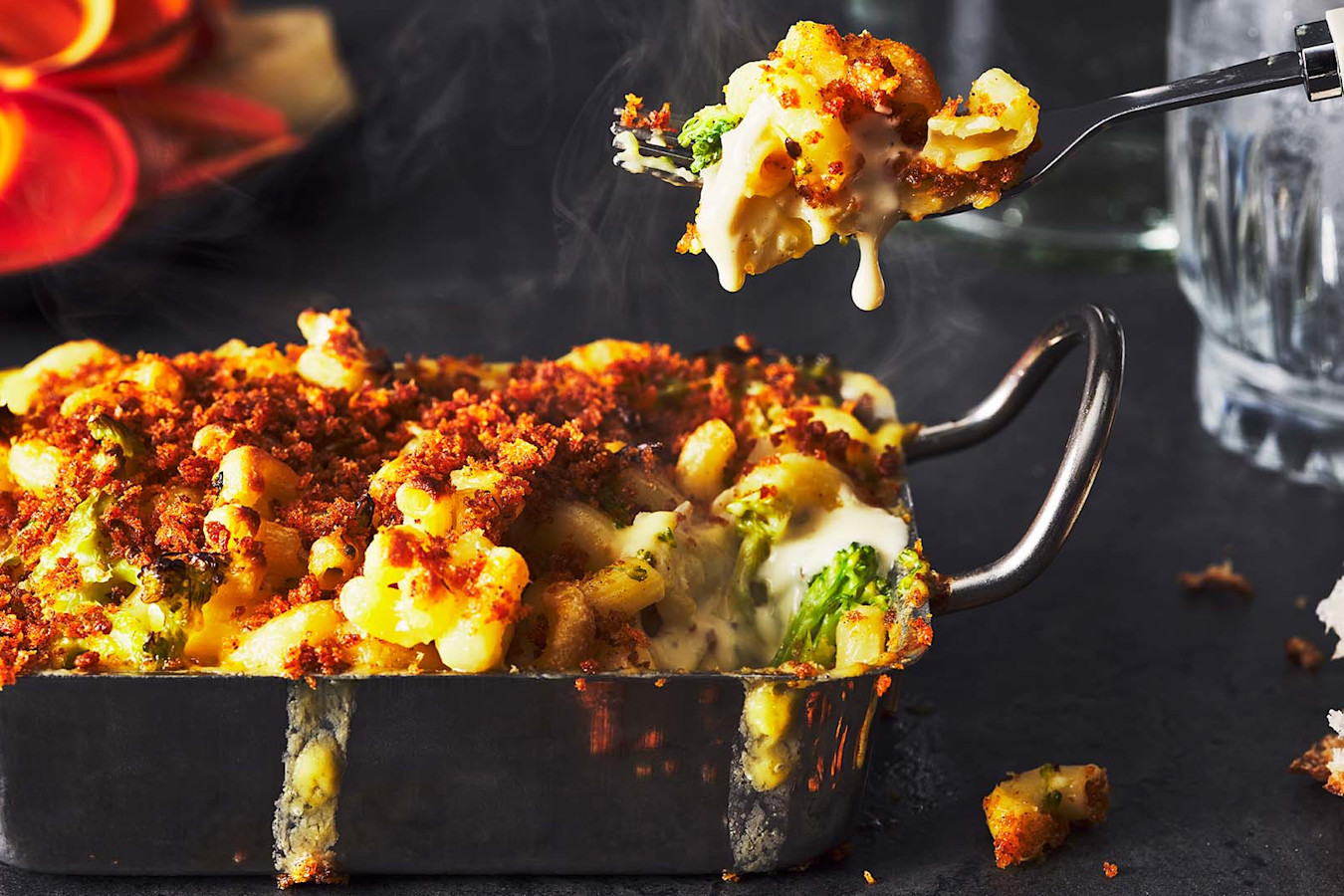 Mac n cheese with broccoli