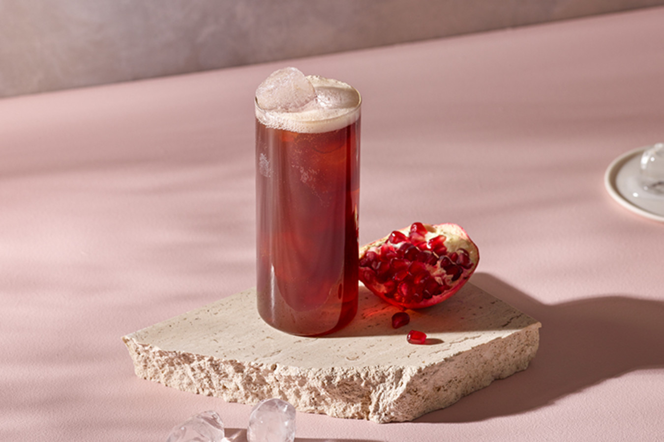 Rose & Pomegranate Cold Brew Spritzer