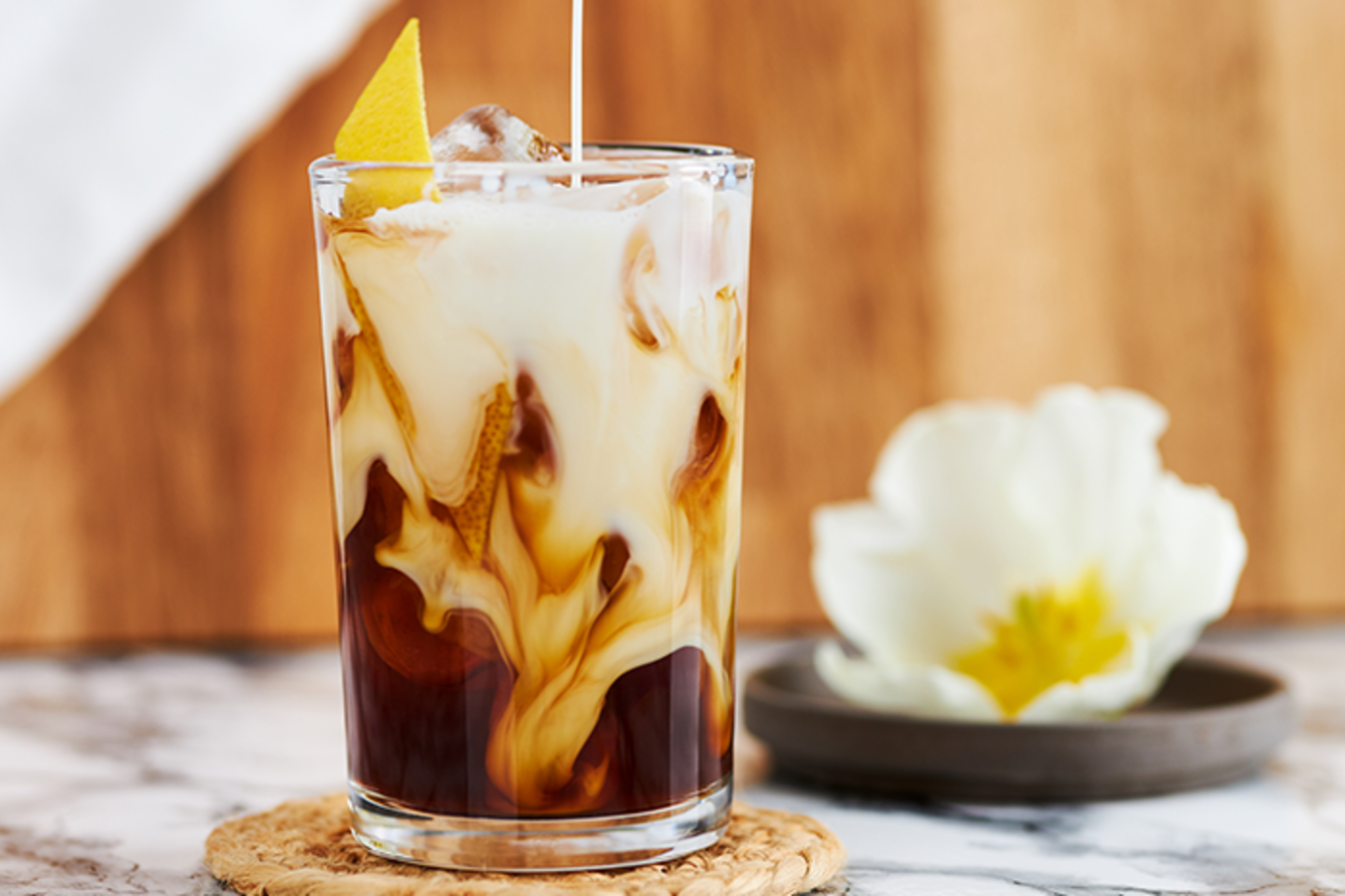 Milky Way vanilla coffee cocktail