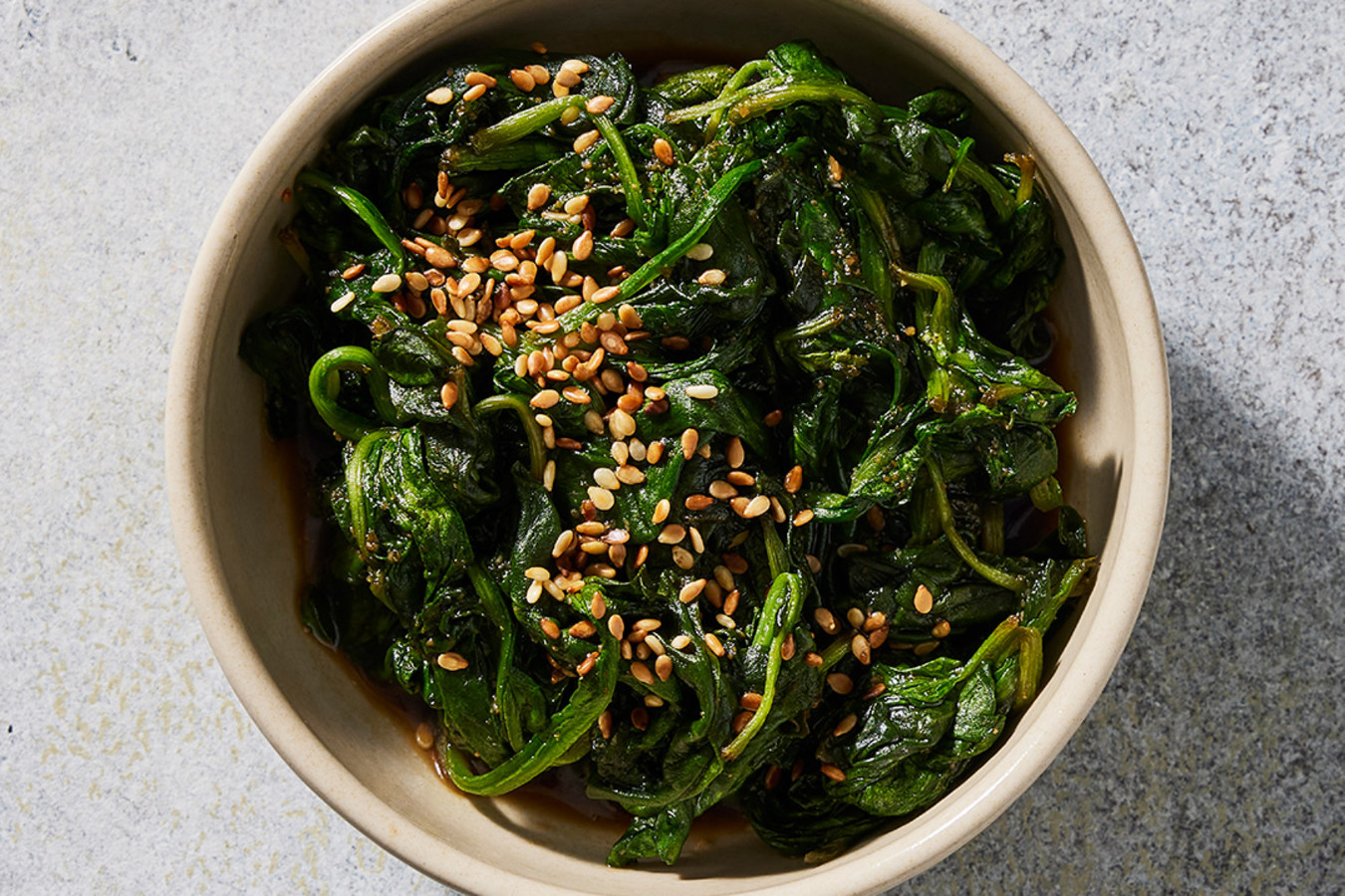 Soy Marinated Spinach square