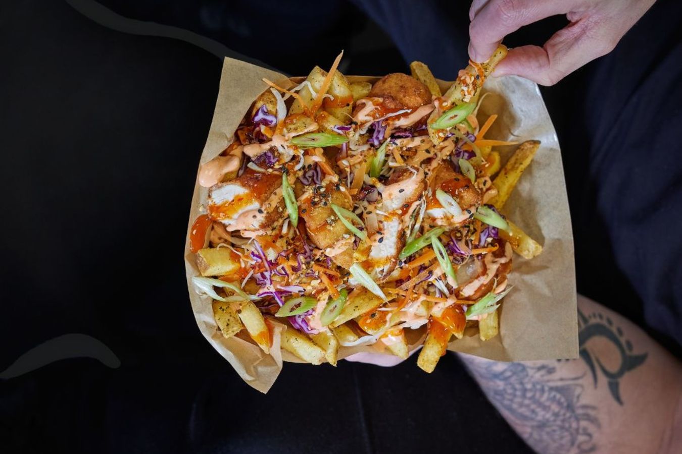 Paulig Pro Korean BBQ loaded fries