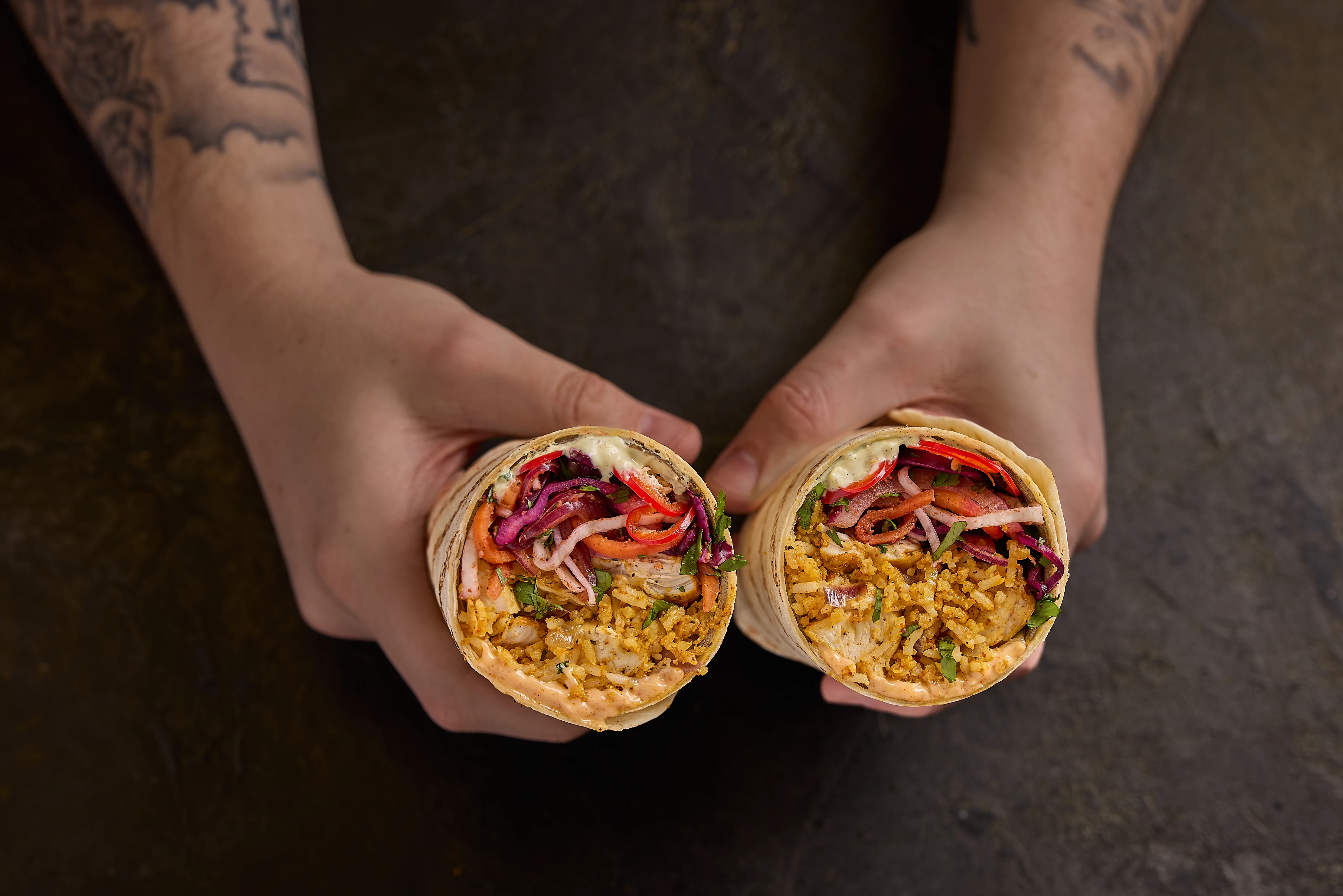 Biryani Tiger Wrap Burrito