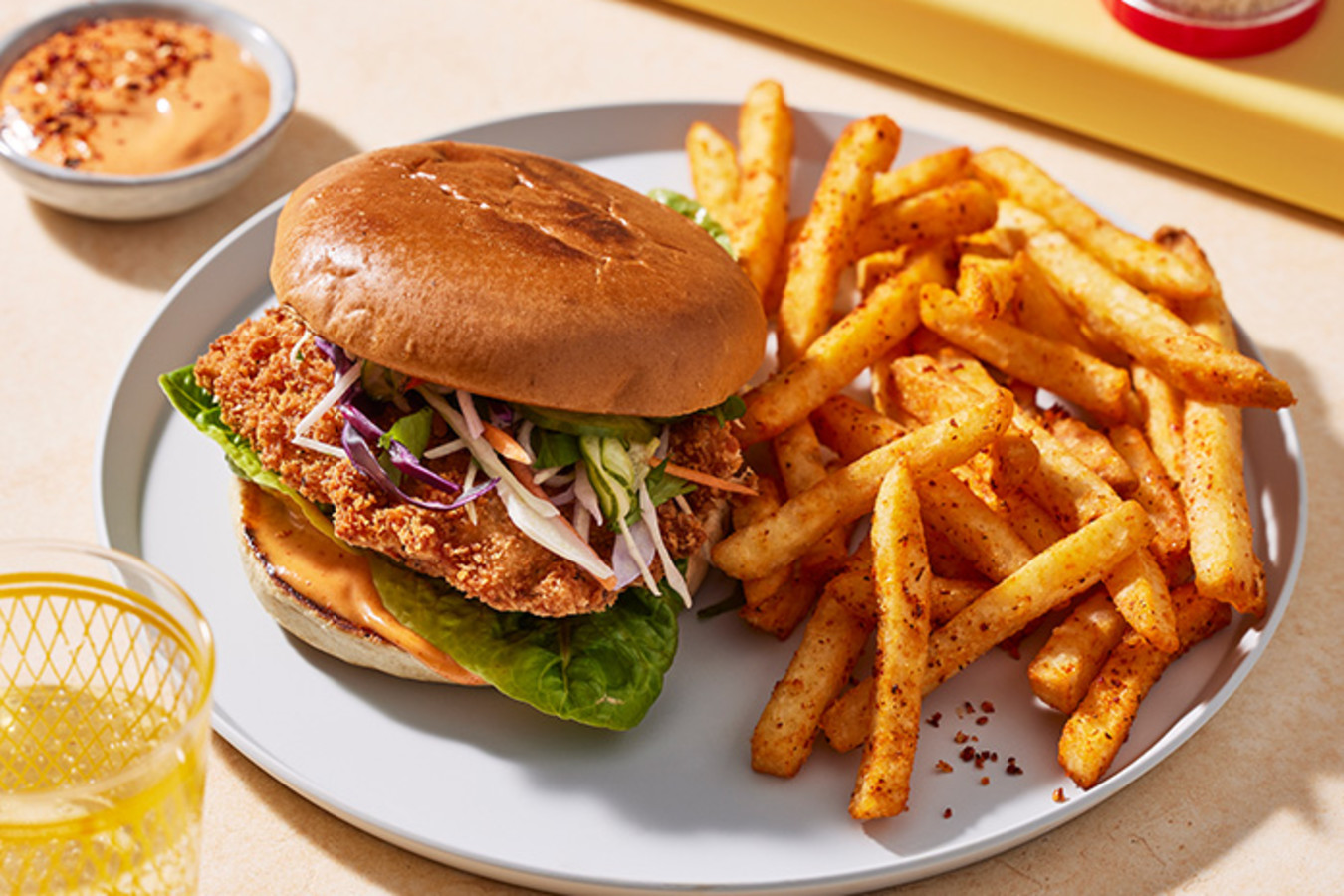 Chicken Tonkatsu Burger landscape