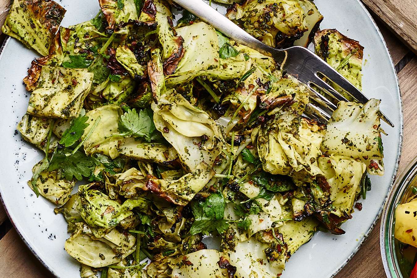 Grillad sommarkål Herb Rub
