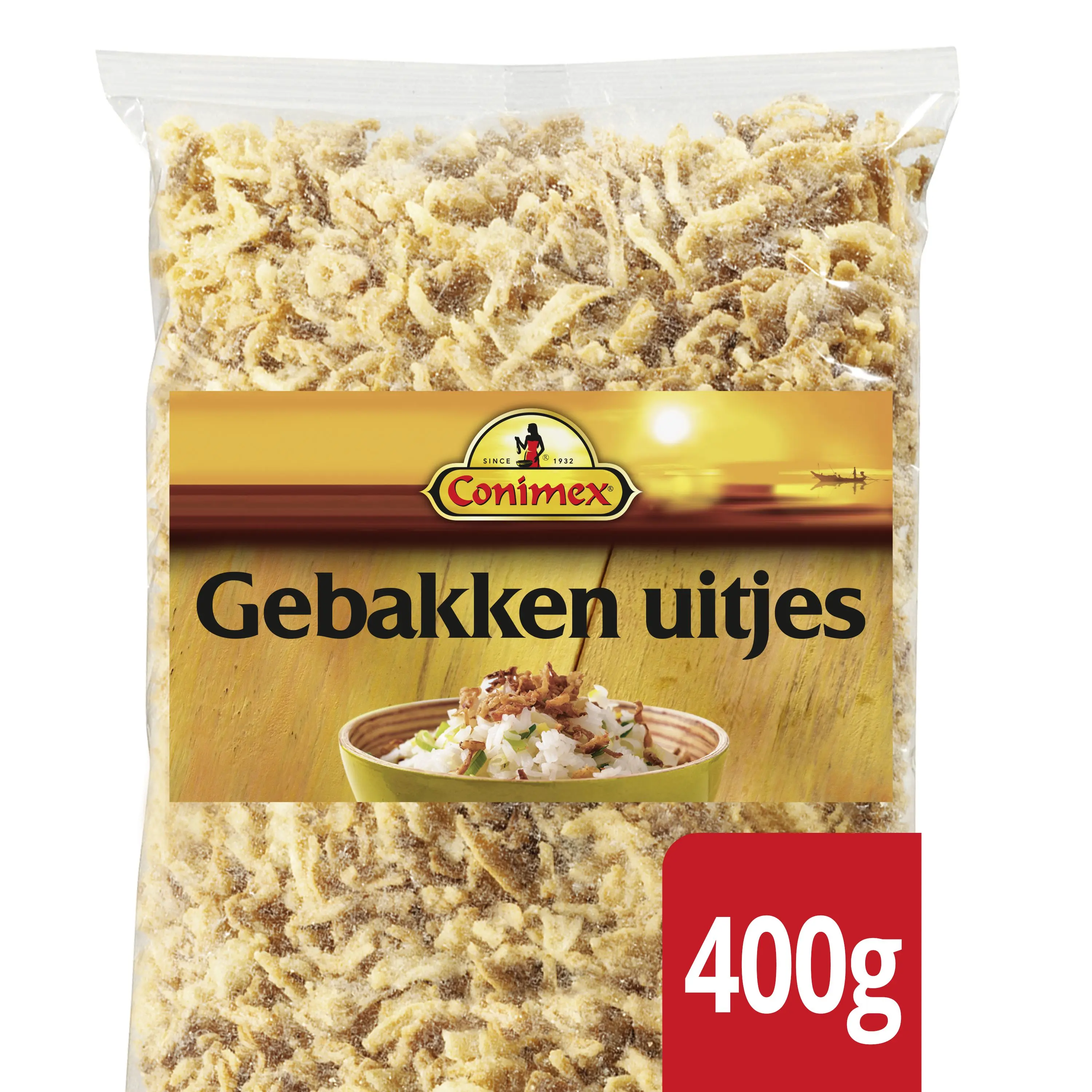 8714100370018 Conimexgebakken-Uitjes-400g Maaltijdcomponenten-en-mixen HERO