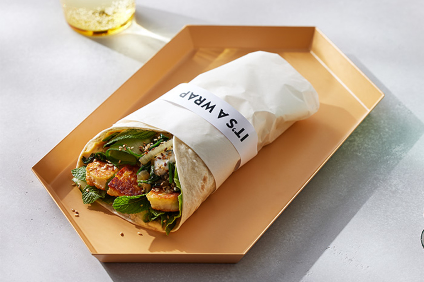 halloumi wrap