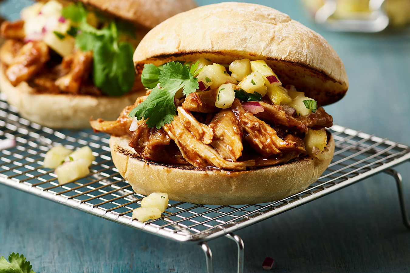Coffee Marinated BBQ Chicken Tacos