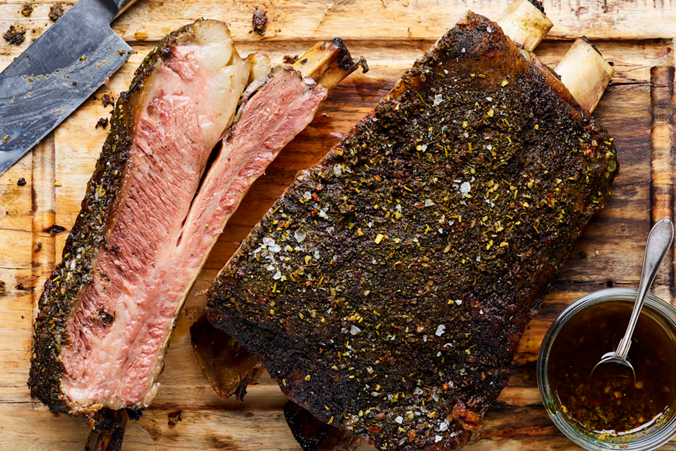 Argentinska short ribs med chimichurri