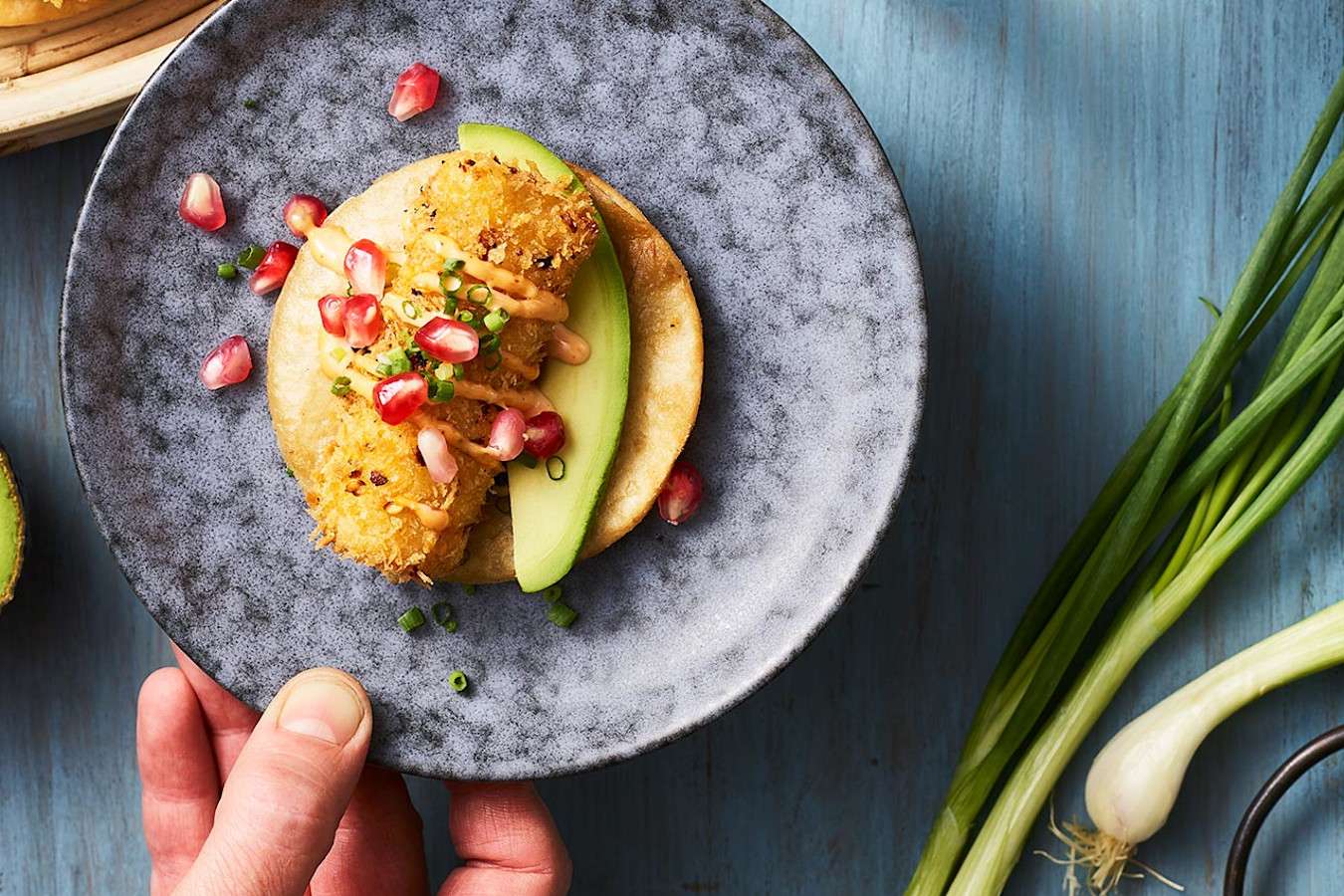Tostadas with panko