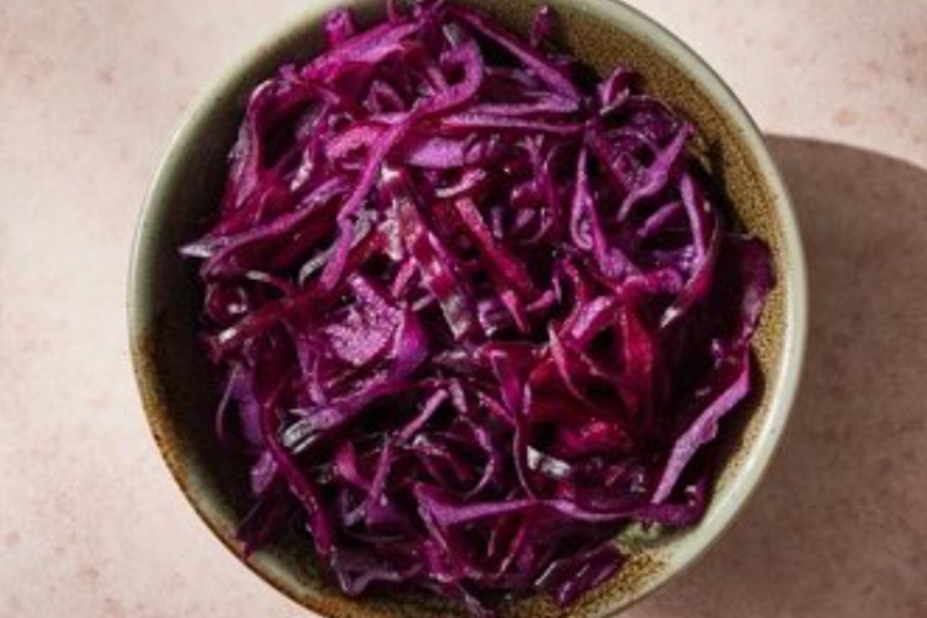 Pickled red cabbage