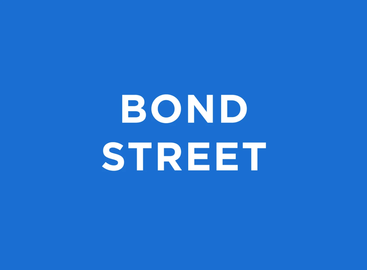 Blog Author - Bond Street