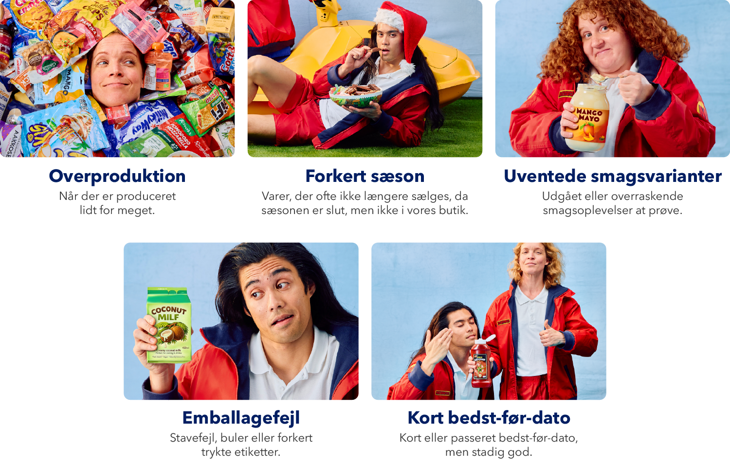 Grunden til at varer er landet hos os