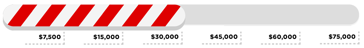 Cane Progress bar numbers 3