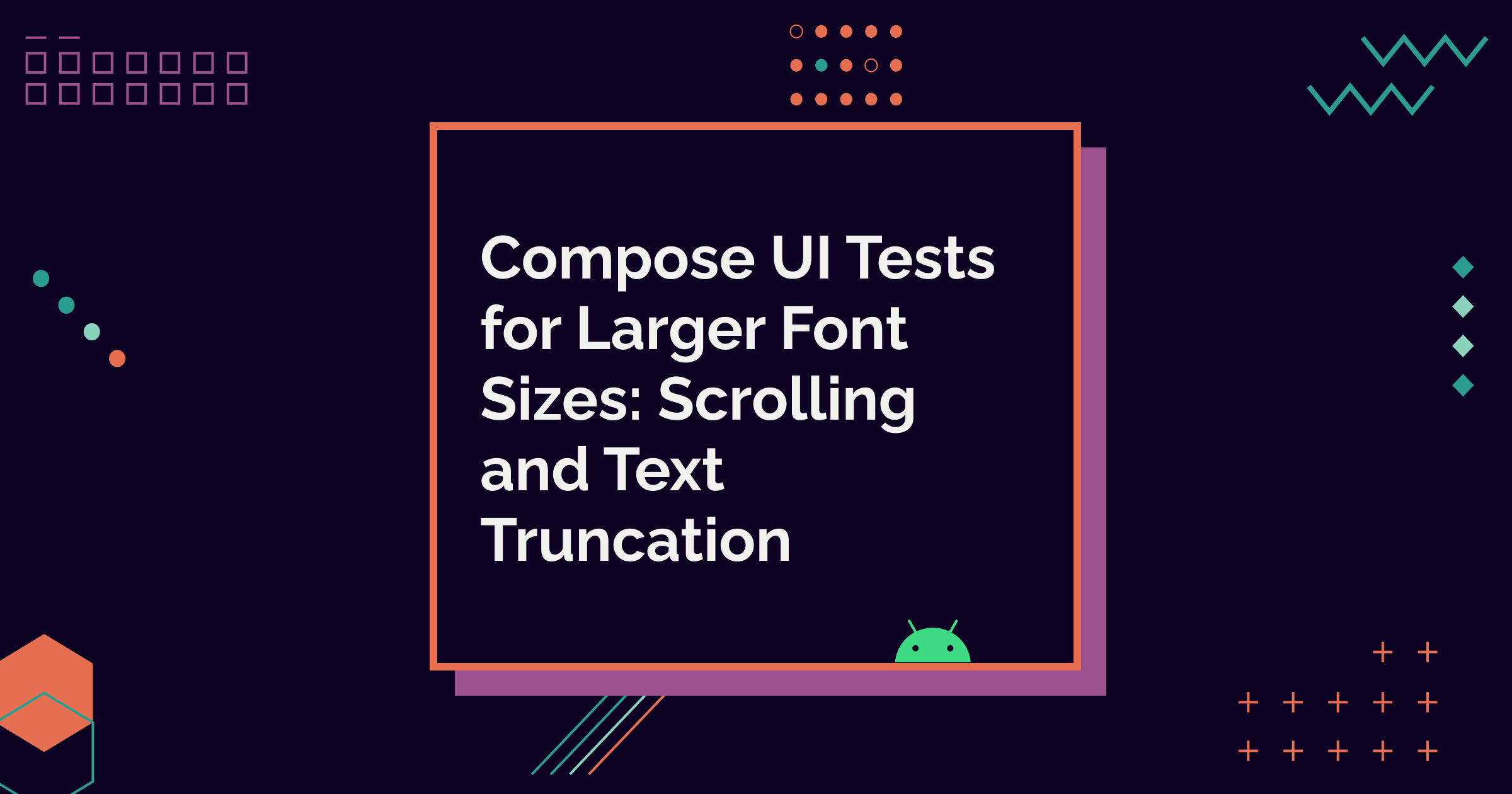 Compose UI Tests for Larger Font Sizes: Scrolling and Text Truncation