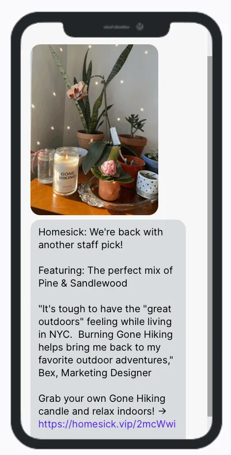Top Rev Homesick Staff Pick Staff pick campaign from Homesick