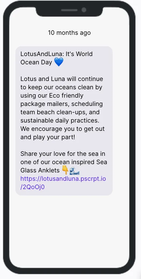 Lotus and Luna - World Ocean Day Text Lotus and Luna - World Ocean Day Text