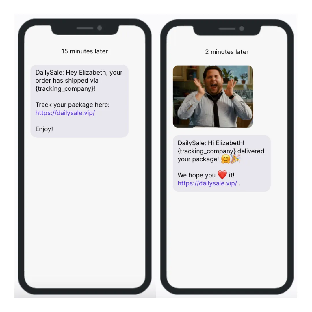DailySale Transactional Messages DailySale Transactional Messages