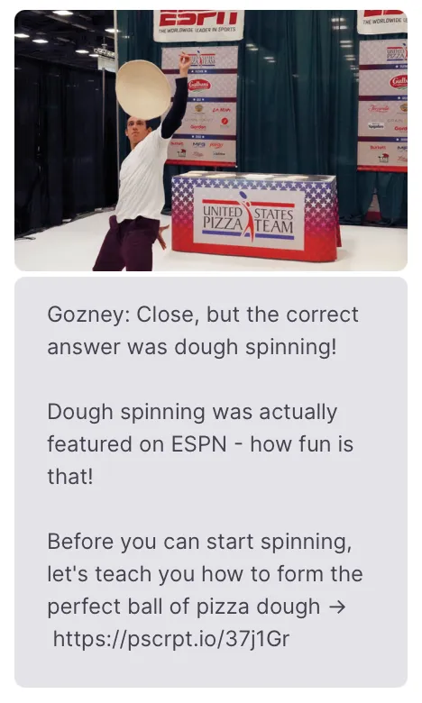 Gozney ResponseTriviaWrong Gozney ResponseTriviaWrong