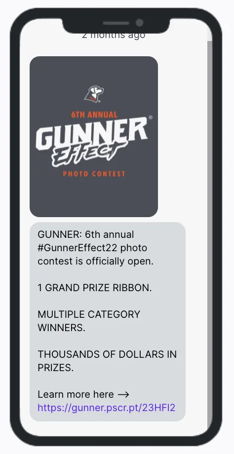 Gunner Photo Contest SMS Gunner Photo Contest SMS