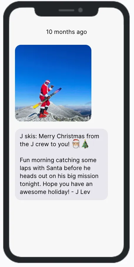 J Ski's - Founder SMS Message J Ski's - Founder SMS Message