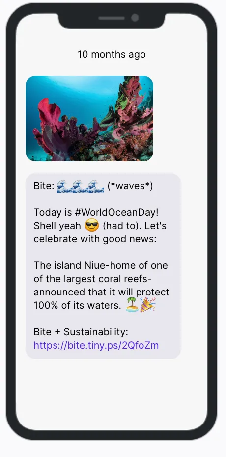 Bite - World Ocean Day - Campaign Bite - World Ocean Day - Campaign