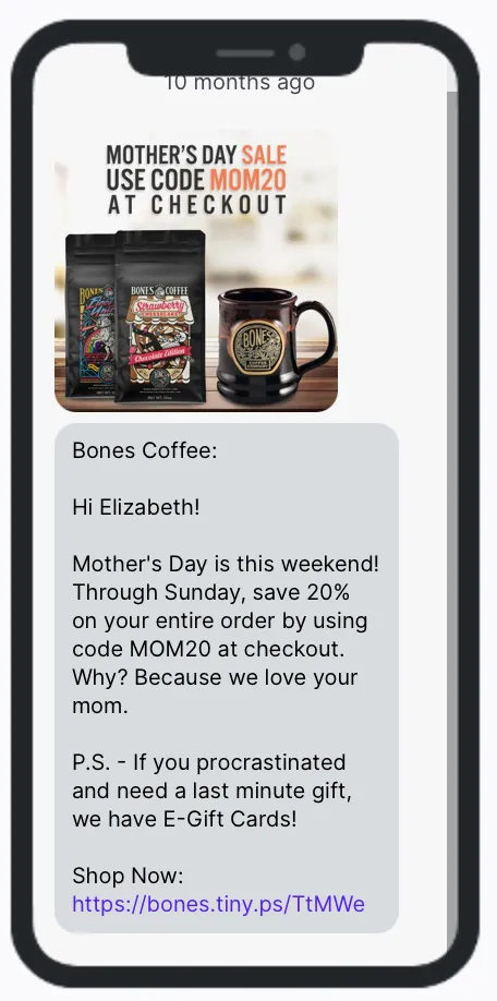 BonesCoffee MothersDay GiftCards BonesCoffee MothersDay GiftCards