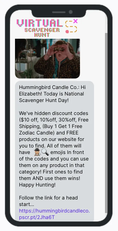 Hummingbird Scavenger Hunt Hummingbird Scavenger Hunt