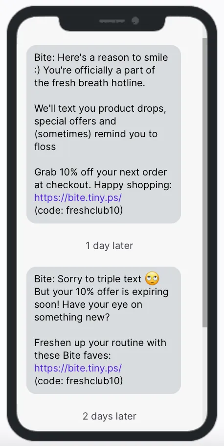 Bite CustomerWelcome Bite CustomerWelcome