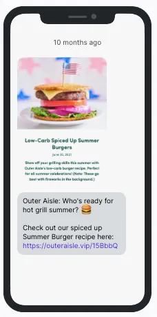 Outer Aisle 4th of July Example Outer Aisle 4th of July Example