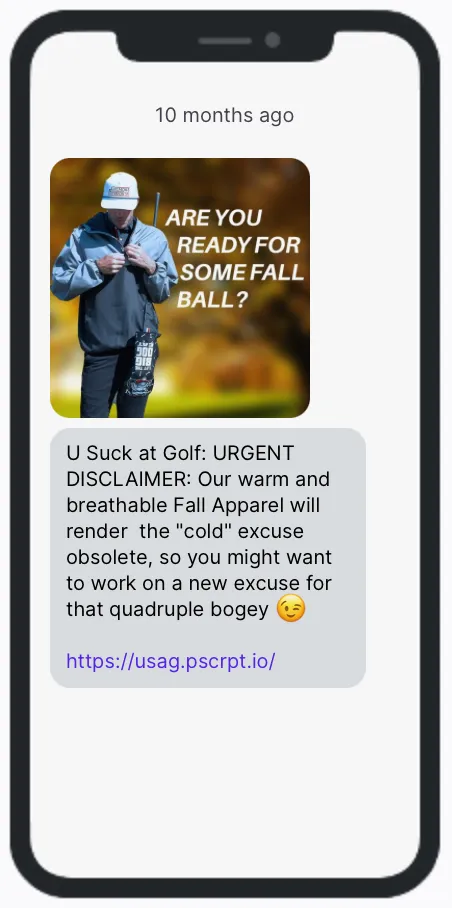 USuckAtGolf Fall USuckAtGolf Fall