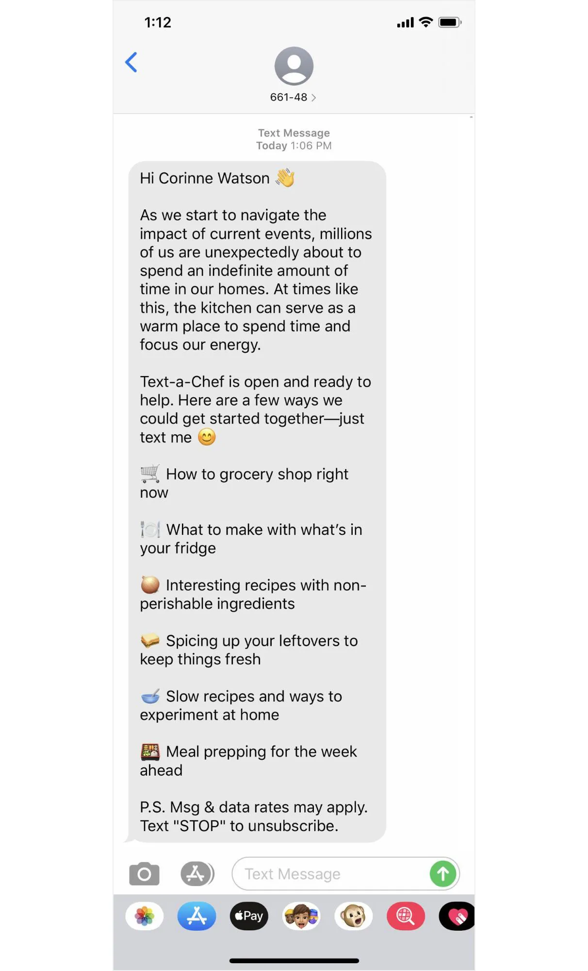 Equal-Parts-SMS-Welcome-Message Equal-Parts-SMS-Welcome-Message