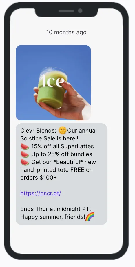 Clevr Brands SMS Summer Sale Clevr Brands SMS Summer Sale