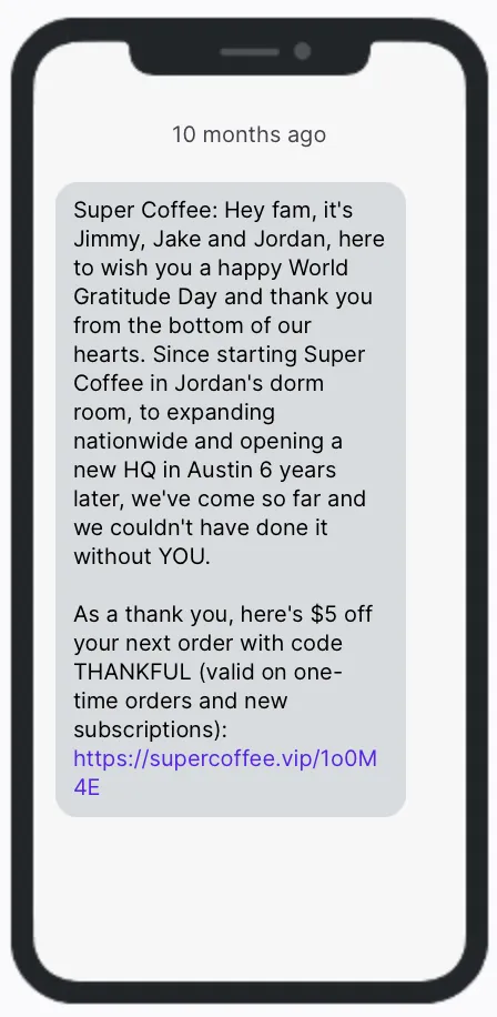 SuperCoffee Gratitude SuperCoffee Gratitude