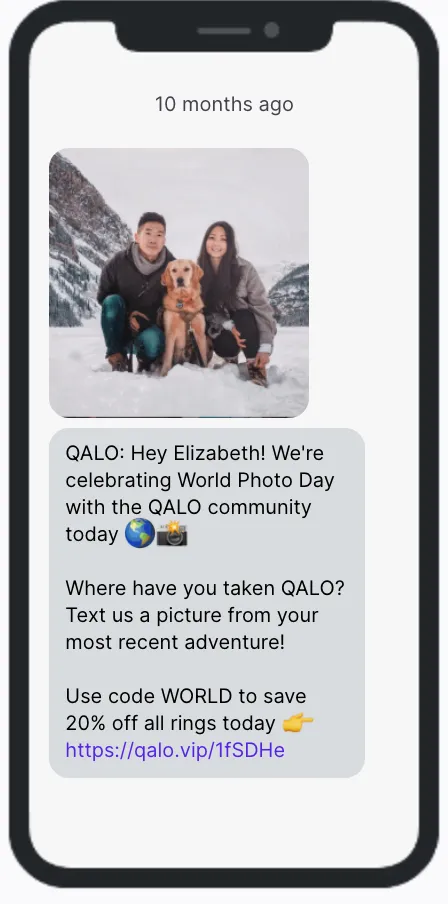 QALO Photo SMS Campaign QALO Photo SMS Campaign