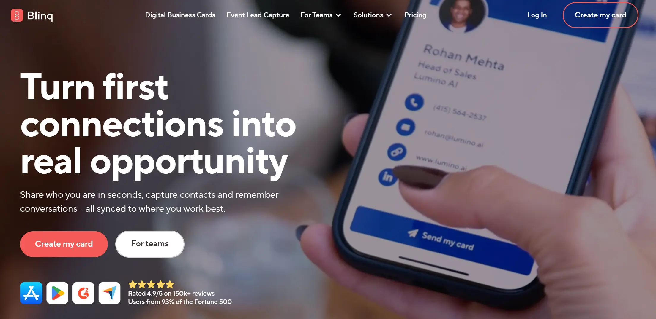 Best Digital Business Cards - Blinq