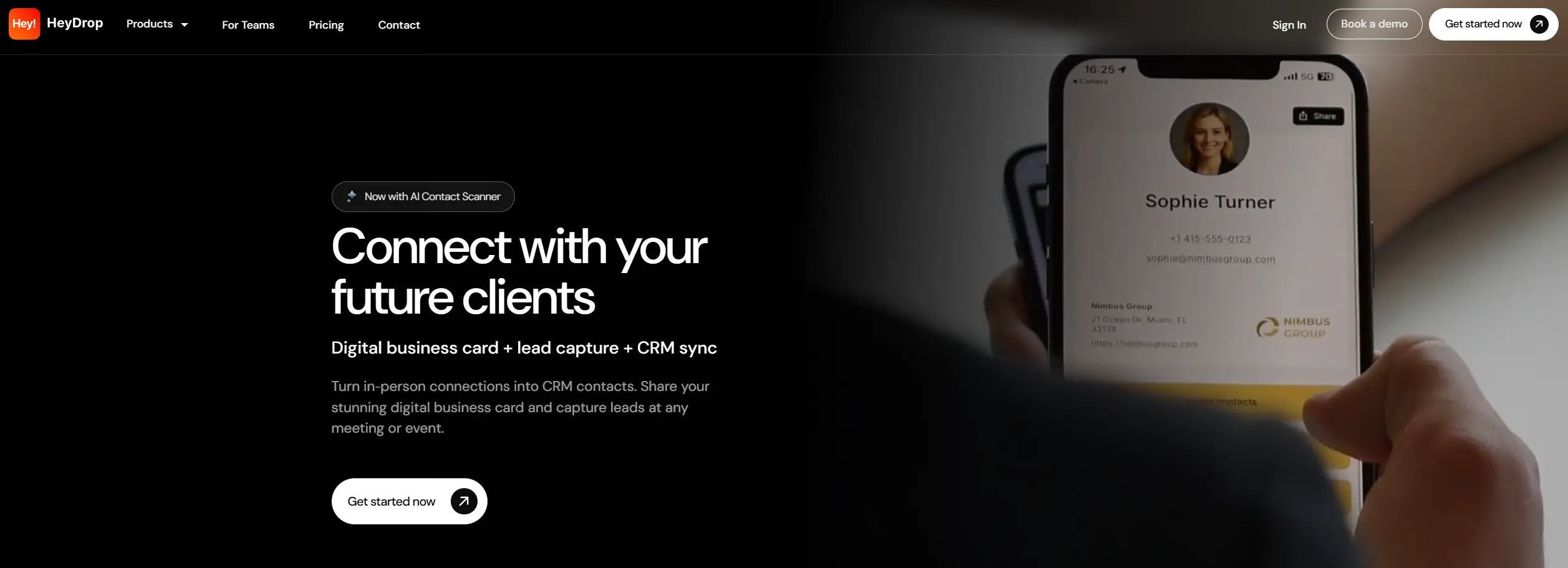 Best CamCard Alternatives - HeyDrop