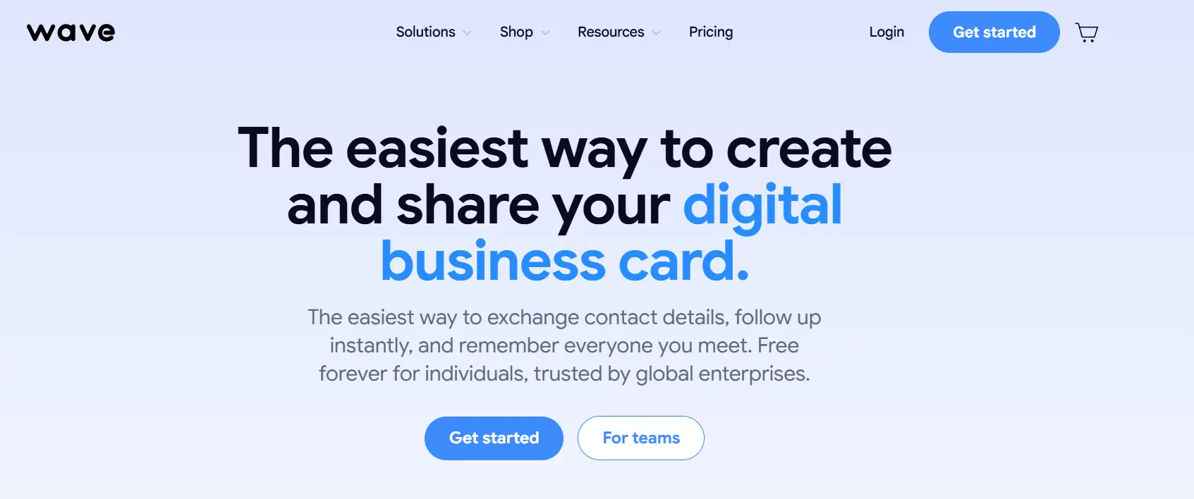 Best Digital Business Cards - Wave