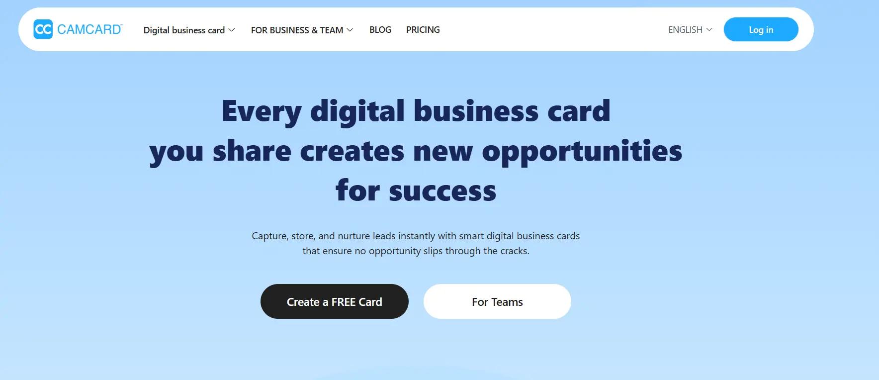 Best Digital Business Cards - CamCard
