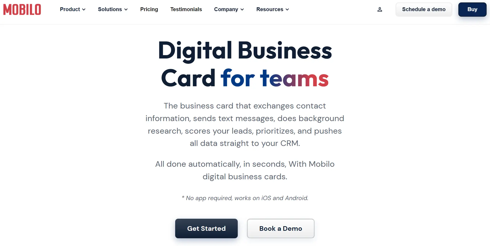 Best Digital Business Cards - Mobilo