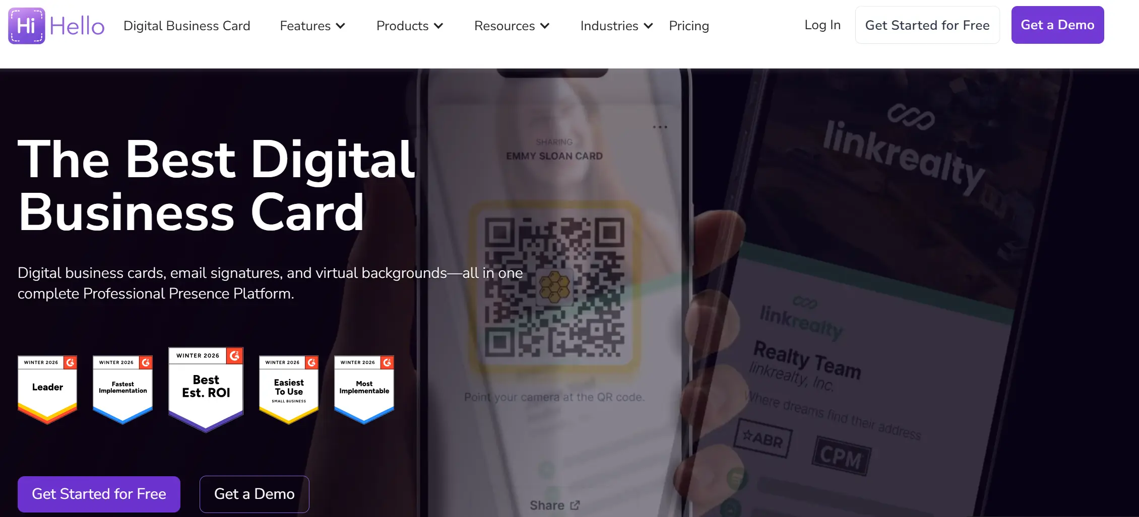 Best Digital Business Cards - HiHello