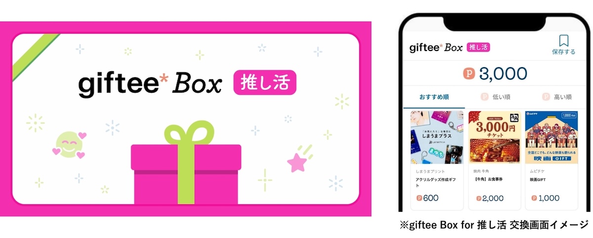 15 giftee Box for 推し活