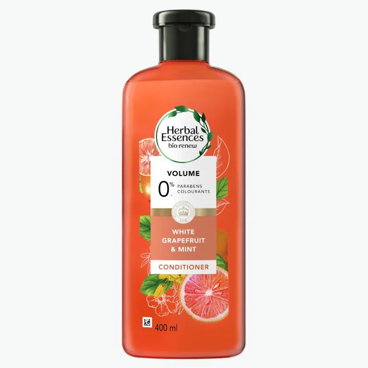 Herbal Essences White Grapefruit & Mint conditioner bottle